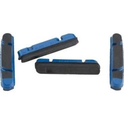 Campagnolo Bolt In Caliper Brake Pads for PEO Rims - Set of 4 v2 Blue and Black