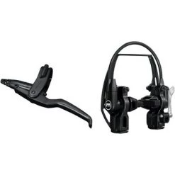 Magura HS11 Linear Pull Brake and Lever - Front or Rear, 4-Finger Lever, Black