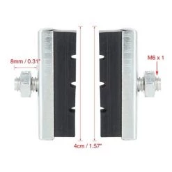 X AUTOHAUX Brake Pads Bicycle Block Shoes Pads Mountain Bike MTB 40mm for 26inch Bike Tire