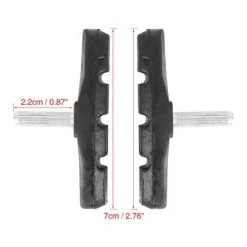 X AUTOHAUX Cantilever Bicycle Bike Brake Pads Bicycle Block Shoes Pads Threadless Post Mountain Bike MTB 70mm