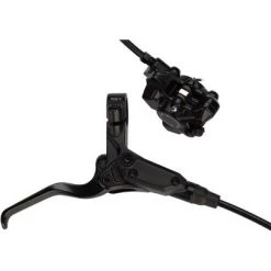 Promax F1 Disc Brake and Lever - Rear, Hydraulic, Flat Mount, Black