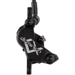 Hayes Dominion A4 Disc Brake and Lever Front, Hydraulic, Post Mount, Black/Gray