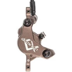 Hayes Dominion A2 SFL Disc Brake and Lever - Front, Hydraulic, Post Mount, Black/Bronze