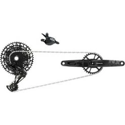 SRAM NX Eagle Groupset: 175mm 32 Tooth DUB Crank, Rear Derailleur, 11-50 12-Speed Cassette, Trigger Shifter, and Chain