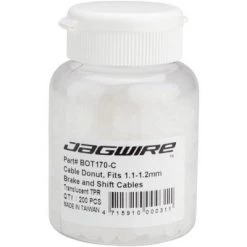 Jagwire Cable Spacer Donuts Clear 1.2mm Bottle of 600