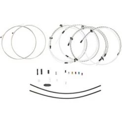 Jagwire 2x Elite Link Shift Cable Kit SRAM/Shimano w/ Ultra-Slick Cables, Silver