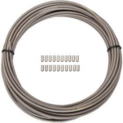 Jagwire 5mm Sport Brake Housing with Slick-Lube Liner 10M Roll, Titanium