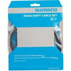 Shimano Road SP40 Base Level Derailleur Shift Cable and Housing Set Black
