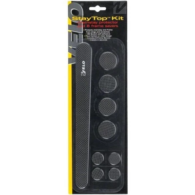 Velo StayTop Chainstay & 8 Frame Savers Faux Carbon