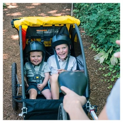 Burley Bee Kids' Bike Trailer - Yellow - Image 9