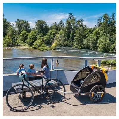 Burley Bee Kids' Bike Trailer - Yellow - Image 10