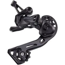 microSHIFT ADVENT Rear Derailleur - 9 Speed, Medium Cage, Black, With Clutch