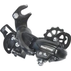 Shimano Tourney RD-TY300-SGS Rear Derailleur - 6,7 Speed, Long Cage, Black