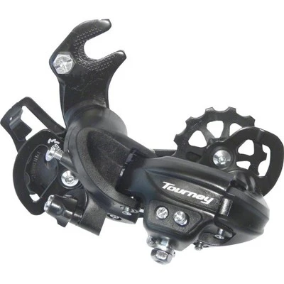 Shimano Tourney RD-TY300-SGS Rear Derailleur - 6,7 Speed, Long Cage, Black