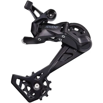 microSHIFT ADVENT Rear Derailleur - 9 Speed, Long Cage, Black