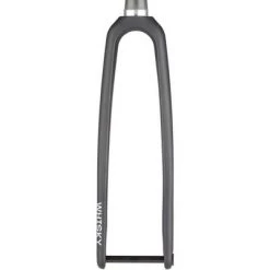 Whisky Parts WHISKY No.9 CX Flat Mount Fork – 12mm Thru-Axle, 1.5” Tapered Carbon Steerer