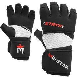 Meister Wrist Wrap Stryk Gloves with EliteGel Black