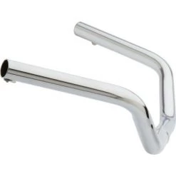 Wald 872 Cruiser Steel Handlebar: 24" Wide, 3" Rise, 1" Clamp, Chrome
