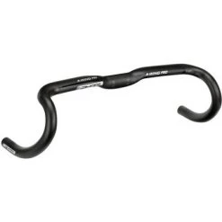 FSA Full Speed Ahead A-Wing Pro AGX Drop Handlebar - Aluminum, 31.8mm Clamp, 48cm, Black