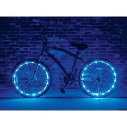 Brightz Ltd Wheel Brightz Lightweight Blue LED Bicycle Safety Light Accessory