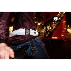 Hiplok GOLD Superbright Wearable Hardened Steel 10mm Chain Lock White Reflective