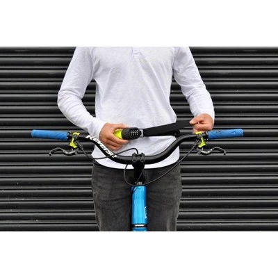 Hiplok Spin Wearable 4 Digit Combination Chain Lock Yellow 6mm Chain 75cm Long