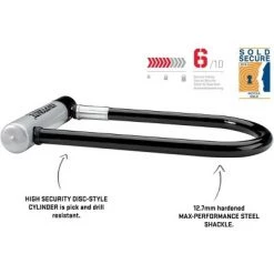 Kryptonite KryptoLok U-Lock 4 x 9" Black