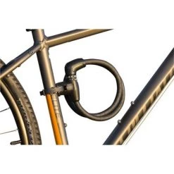 ABUS Tresorflex 6615 Combination Coiled Cable Lock 120cm x 15mm With Mount Black