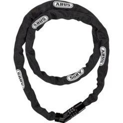 ABUS Steel-O-Chain 4804C Combination Lock 110 4mm Black Combo Security Bike
