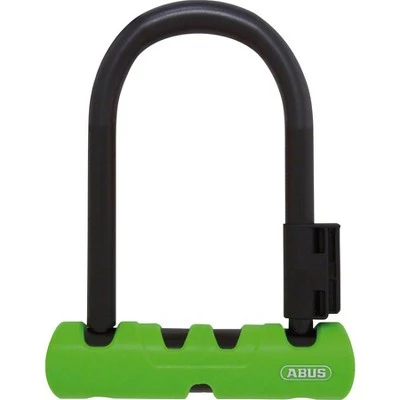 Abus Ultra 410 U-Lock 3.9 x 5.5" Black/Green