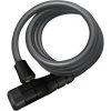ABUS Primo 5510 Keyed Coiled Cable Lock 180 cm x 10 mm With Mount Black key