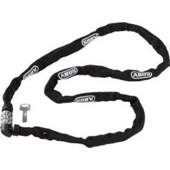 ABUS Web Chain Lock 1200 Combination 110cm Black Bike Bicycle Combo