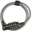 OnGuard Terrier Combo 4' By 6mm Diameter Resetteble Combo Cable Lock Gray
