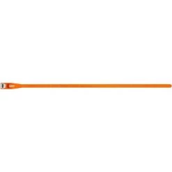 Hiplok Z-Lok Reinforced Security Ratchet Tie Lock Single Orange 400mm Length