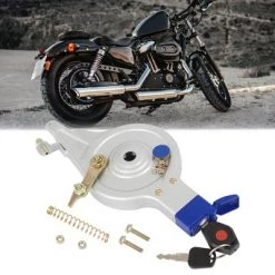 X AUTOHAUX Silver Tone Universal Solid Metal Rear Wheel Brake Drum for Electric Bicycle