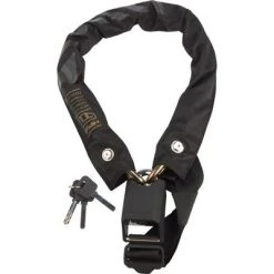 Hiplok Gold Wearable Chain Lock All Black Bicycle Lock GOLD RATED