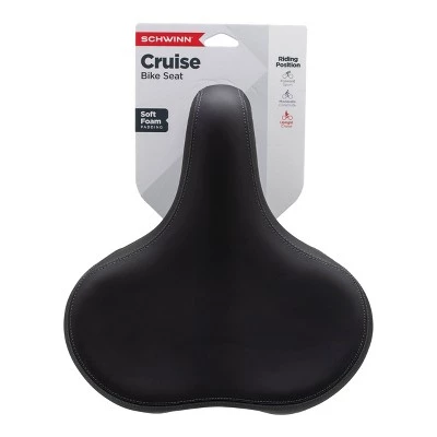 Schwinn Cruise Bike Saddle - Black - Image 3