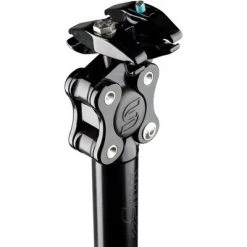 Cane Creek eeSilk Suspension Seatpost - Alloy, 27.2 x 375mm, 20mm Travel, Black