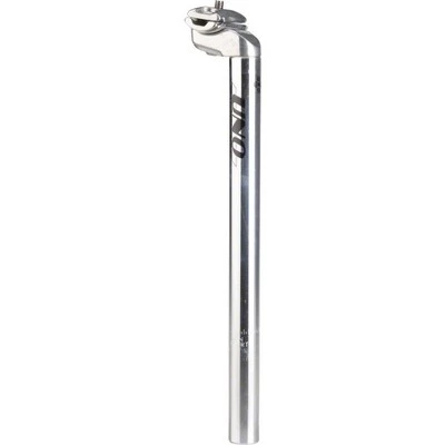 Kalloy Uno 602 Seatpost, 25.8 x 350mm, Silver