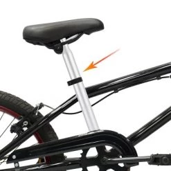 X AUTOHAUX Bicycle Seat Post 30.8x300 Tube Alumum Alloy without Scale Mark Silver Tone