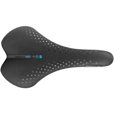 Selle San Marco Sportive Saddle - Steel, Black, Men's, Small, Gel