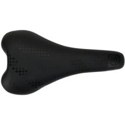 Smanie DJ Series Saddle - Steel, Microfiber Black, 133