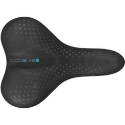 Selle San Marco Trekking Gel Saddle - Steel, Black, Men's, Large, Gel