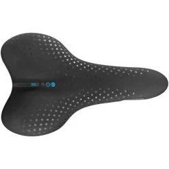 Selle San Marco Trekking Gel Saddle - Steel, Black, Men's, Small, Gel