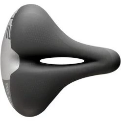 Selle Italia T2 Flow Saddle - Fec Alloy, Black, L2