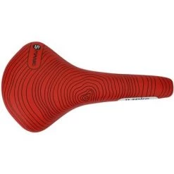 Smanie N.Spire Saddle - Chromoly, Microfiber Red, 146
