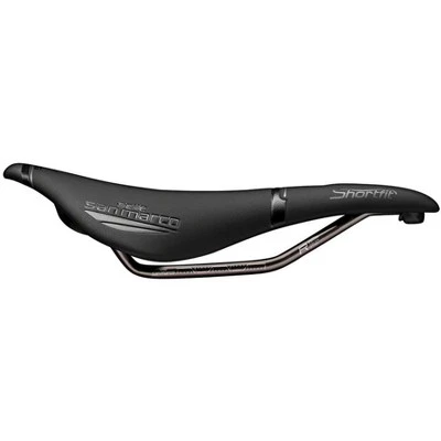 Selle San Marco Shortfit Open-Fit Racing Saddle - Manganese, Black, Men's, Wide