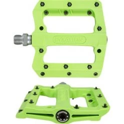 Fyxation Mesa MP Pedals - Platform, Composite/Plastic, 9/16", Green