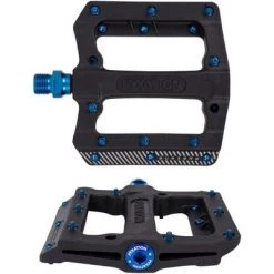 Fyxation Mesa MP Subzero Pedals - Platform, Composite/Plastic, 9/16", Black/Blue