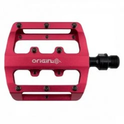 Origin8 Rascal XS Platform 9/16` Red | CNC Chromoly Spindle
